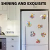 12PCS DIY Diamond Art Refrigerator Sticker Kits for Home Decor (Kitten)