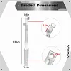 Wrench Extender Tool Bar, Extra Long 15 Inch Wrench Extension Bar with 1/2 Inch Square Hole for Maximum Leverage, Solid Steel Tool for Mechanics and DIY Enthusiasts