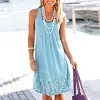 Sleeveless Beach Casual Dress For Women