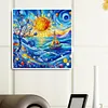 Diamond Painting-DIY Full Round Drill Ocean Sailing(40x40cm)