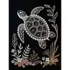 Girl Animals Premium 5D Diamond Painting Kit Black & White Pearls painting Sparkling Special Shaped Diamond painting(Multi-Style)