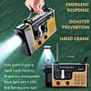 AM FM SW Emergency Power Bank SOS Alarm LED Light Hand Crank Solar Weather Radio