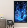 (US Local)Cat-11CT Stamped Cross Stitch Kit(40x70cm)