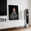 (30x40cm)DIY Pearl Painting Framed Dress Girl Handmade Pearl Material Art Kit Living Room Decor