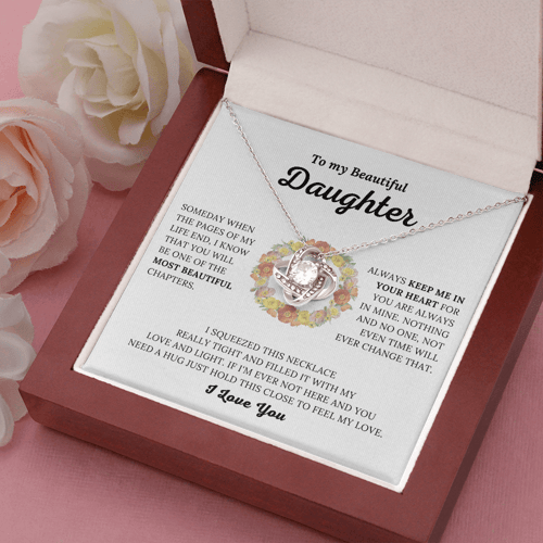 Last Day 49% OFF - A Gift your Daughter will always Remember- Love Knot Pendant
