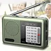 Portable Radio with Rechargeable Battery & Earphone FM AM SW Radio Pocket Radio