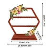 DIY Diamond Painting Floral Design Jewelry Organizer Earring Holder Earring Stand Storage Kit