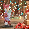 (US Local)DIY Christmas Diamond Art Desktop Ornaments Rhinestones Craft Kits