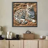 Diamond Painting -DIY Round Drill Stone Art Lying Cat(40x40cm)