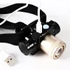 LED Headlight Telescope Zoomable Rechargeable Headlamp Torch w/ Battery