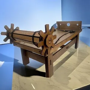 pornhint Pornhint HandMade Miniature Medieval instruments of torture Bed with Rolling Tool Figure,Bondage Bed,Horribe Movie scence,Wooden Craft,miniatures bed