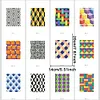 12pcs Art DIY Mini Round Diamond Painting Set 14x20cm