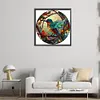 Hummingbird Glass Painting-Paint by Numbers Acrylic Painting 40*40CM