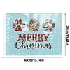 (US Local)Christmas Diamond Painting Placemats DIY Diamond Dot Kits for Home Decor