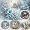 (Multi-Style)Winter Scenery-11CT Stamped Cross Stitch 40*40cm/15.75*15.75in