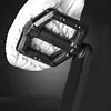 2 Pairs Bike Flat Pedals & Reflector Non-Slip Bike Pedals for Road Mountain Bike