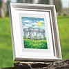 6pcs Scenery DIY Mini Round Diamond Painting Set 14x19cm