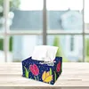 5D DIY Diamond Painting Handmade Crystal Square Tissue Box Kit (Tulip Flower)