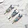 3Pcs DIY Butterfly Flower-Diamond Painting Bookmark