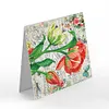 8pcs/set  DIY Postcards Flower Diamond Painting Greeting Card Includes Envelope
