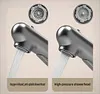 Rotating robotic arm washbasin faucet bathroom vanity sink hand basin hot and cold water faucet
