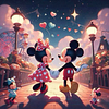 (Multi-Style) Mickey Minnie Disney-Full Round Diamond Painting 30*30cm