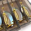 10pcs Boxed Metal Spoon Spinner Fishing Lure Artificial Bait Gift for Men Father