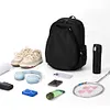 Women Nylon Racket Backpack Waterproof Tennis Badminton Bag & Shoe Compartment
