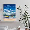 Beach Spray-Paint By Numbers Acrylic Painting 40*50CM