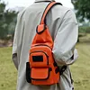 Waterproof Chest Bag Multiple Pockets Sports Bag for Outdoor Camping Sling Bag