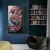 >SALE<5D DIY Full Round Drill Diamond Painting Flowers and Birds Kit Home Decor40x70cm