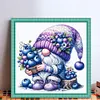 Blueberry Gnome - 11CT Stamped Cross Stitch - 45*45cm