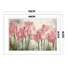 11CT Counted/Stamped Pink Tulip - Cross Stitch 35*50cm