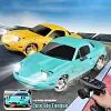 Blinkbuddy 1:18 Pro Drift RC Car (Gyro Version) 2.4GHZ Mx-5 RC High Performance ESC Gyr, Rechargeable 4WD RC Rally Car with Flashing Headlights Remote Control Toy