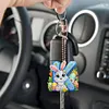 (US Local)PET Double Sided Special Shaped Easter Alphabet DIY Diamond Painting Keychain