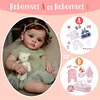 20" Lifelike Baby Girl Dolls Truly Real Lifelike & Realistic Weighted Toddler Handmade Brown Hair Baby Sunnin - RBBI-Myrebornbabydoll&reg; Myrebornbabydoll&reg;