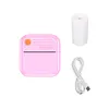 Mini Printer BT Portable Thermal Printer Label Maker for Notes Photos Labels