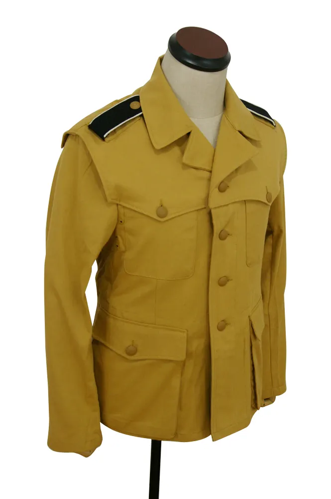   Elite DAK Tropical Afrikakorps Sand Field Tunic 2nd Pattern M1943 - Italian SAHARIANA German-Uniform