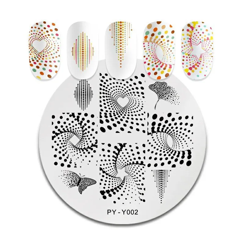 PICT YOU Nail Stamping Plates Snow Winter Nail Art Stamp Template idea nail Image Plate Stainless Steel Stencil Tools-Nail Inspo