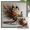 (Multi Style)Piano Girl-Full Embroidery 3 strands 11CT Stamped Cross Stitch-50*50CM