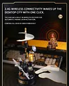 Industrial City Da Vinci Helicopter Building Blocks Assembled Boys and Girls Toys Handmade Desktop Ornaments Model