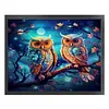 Owls - 9CT Full Beaded Cross Stitch Kit(52x40cm)