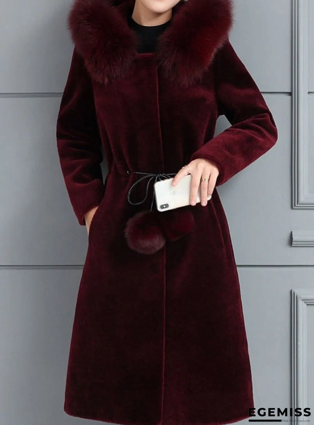 New ins women's medium and long imitation mink coat | EGEMISS