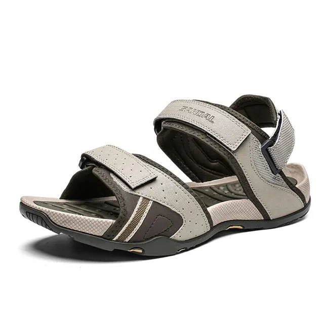 MIXIDELAI High Quality Summer Men Sandals Non-Slip Soft Comfortable Outdoor Men Shoes New Fashion Men Casual Shoes Size 39~46