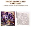 (US Local)Paint By Numbers Kit On Canvas DIY Oil Art Phalaenopsis Picture Decor40x40cm