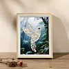 Framed Hummingbird-Pearls Painting Kit DIY Diamond Painting Pearl Dot Crafts 17*22CM