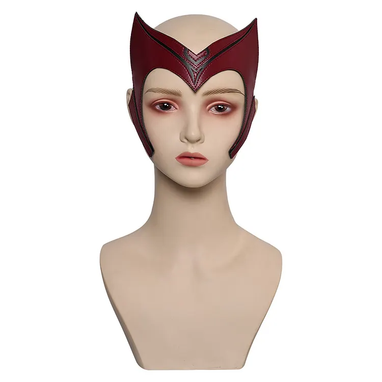 What If Season 2 (2023) Scarlet Witch Red Headgear Cosplay Accessories Halloween Carnival Props