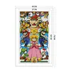 (Big Size)Super Mario - 16CT Stamped Cross Stitch - 45*75cm