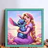 Rapunzel And Stitch-11CT Stamped Cross Stitch 40*40cm/15.75*15.75in