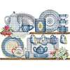 (Counted/Stamped) 14CT Porcelain - Cross Stitch 36*28cm/14.17*11.02in(Brand)